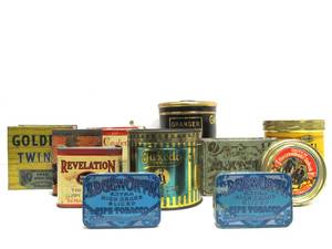 lot 32 image: Great Lot of Vintage & Antique Tobacco Tins