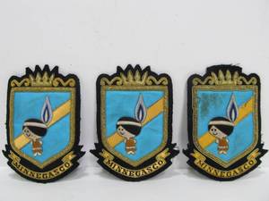 lot 38 image: Lot of 3 Awesome Vintage 1960s era Minnegasco Indian Maiden Logo Jacket Patches