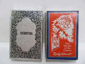 lot 40 image: Complete Deck of Old Vintage REDDY KILOWATT Playing Cards
