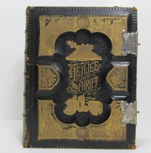 lot 60 image: Quality Large Antique 1890s Fully Illustrated German Family Bible