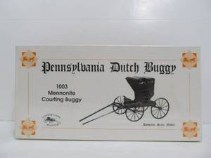 lot 61 image: NOS Sealed Vintage Model Kit - Pennsylvania Dutch Buggy