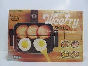 lot 81 image: NOS Vintage Sealed in Box PRESTO WeeFry Electric Skillet