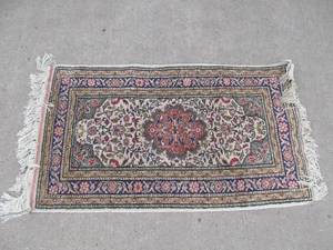 lot 87 image: Excellent Vintage Hand Made Bokhara Smaller Size Wool Rug