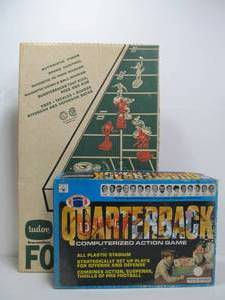 lot 105 image: 2 Vintage NFL Electric Football Games