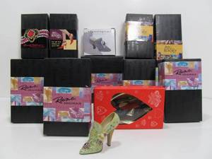 lot 124 image: Collection of Miniature Fashion Shoes