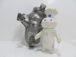 lot 213 image: Old Vintage Original PILLSBURY DOUGHBOY Factory Casting Mold 