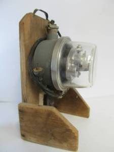 lot 156 image: Old Vintage GE Portable Electric Meter wOutlet