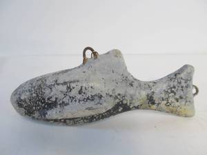 lot 176 image: Large Old Ten Pound Lead Fishing Weight