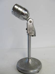 lot 185 image: Neat Old ELECTRO-VOICE Model 630 Chrome Microphone wStand