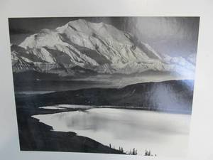 lot 196 image: Large ANSEL ADAMS Framed Exhibition Poster