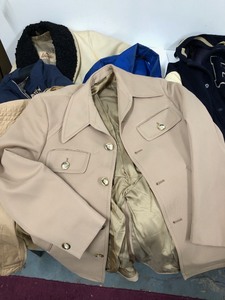 lot 255 image: Estate Lot of Vintage Mens Coats, Jackets etc