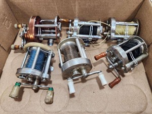lot 289 image: Lot of 6 Vintage Fishing Reels