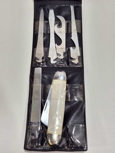 lot 305 image: Vintage Quick-Change Pocket Knife Multi-Tool Set
