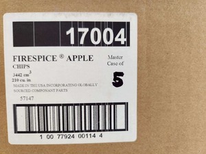 lot 331 image: Full Case of WEBER Firespice Apple Wood Chips 