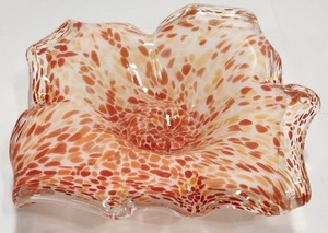 lot 341 image: Signed Vintage MURANO Art Glass Bowl