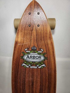 lot 357 image: Nice Condition ARBOR Longboard Skateboard
