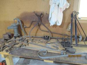 Lot of antique and vintage iron too...