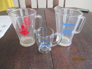 Beer pitchers and Winsted commemora...