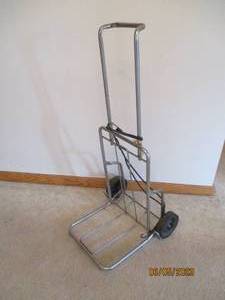 Folding metal moving cart...