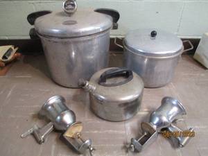 Pressure cookers and metal dispense...