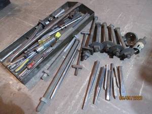 Tool tray filled with hand tools...
