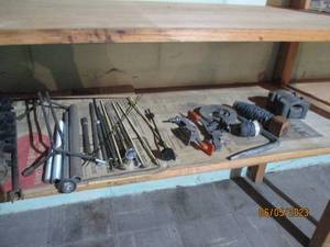Shelf of assorted tools...