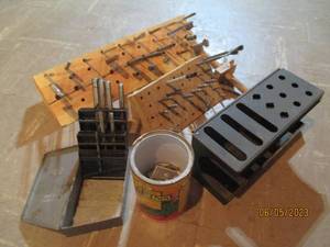 Lot of drill bits in holders and ma...