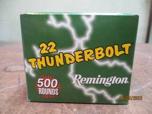 500 rounds Remington Thunderbolt .2...