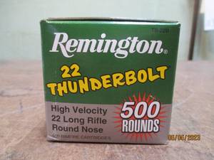 500 rounds Remington Thunderbolt .2...