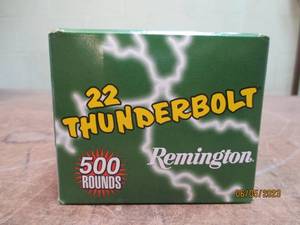 500 rounds Remington Thunderbolt .2...