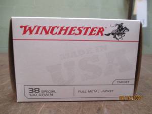100 rounds Winchester 38 special 13...
