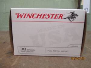 100 rounds Winchester 38 special 13...
