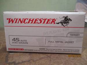 100 rounds Winchester 45 Auto 230 g...