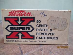 50 Western357 Magnum 158 grain pist...