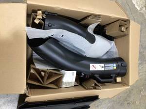 lot 36 image: RYOBI 30 in. Bagger for RYOBI 48V 30 in. Riding Mowers  Customer Returns See Pictures
