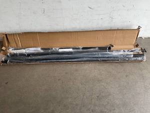 lot 66 image: ZINUS Quick Lock King Size Bunkie Board Black Metal Frame with Steel Slats