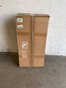 lot 86 image: Olee Sleep 18 Inch Tall Heavy Duty Black Steel Slat Anti-slip Support Easy Assembly Mattress Foundation