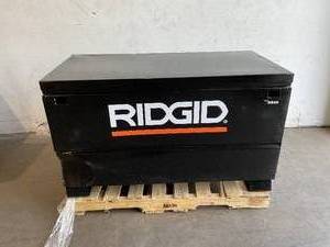 lot 17 image: Ridgid 48 in. W x 24 in. D x 28.5 in. H Universal Storage Chest