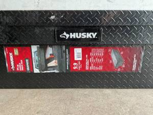 lot 138 image: Husky 71 in. Graphite Aluminum Full Size Crossover Truck Tool Box