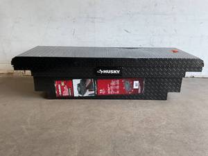lot 142 image: Husky 61 in. Graphite Aluminum Mid-Size Low Profile Crossover Truck Tool Box