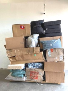 lot 144 image: Large Lot of Miscellaneous Patio Cushions, Pillows and Covers