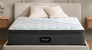 lot 8 image: Brand New Beautyrest PressureSmart 2.0 Plush Pillow Top Queen Mattress