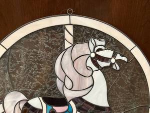 lot 13 image: Stained Glass Carousel