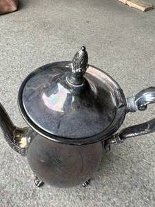 lot 28 image: Poole Silver Tea Pot