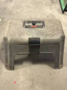lot 15 image: Rubbermaid Step Stool Toolbox with Contents