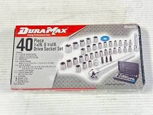 lot 39 image: New Duramax 40 Piece Socket Set