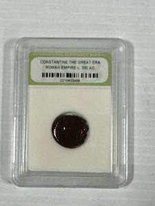 lot 98 image: Genuine Roman Coin from c330 AD