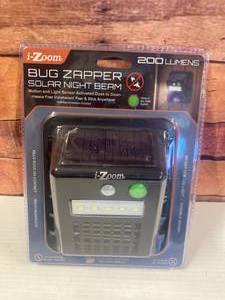 lot 56 image: New Solar Night Beam Bug Zapper Flashlight