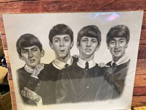 lot 79 image: New Beatles Artwork 20 x 24 Inches