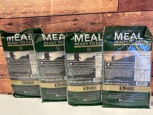 lot 95 image: Lot of 4 MREs (meals ready to eat)